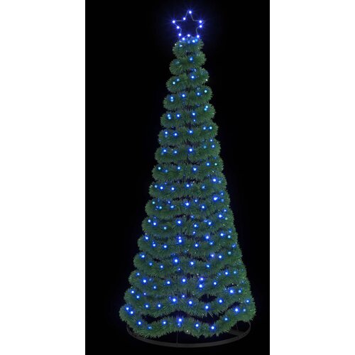 LED božićno drvce od folije s postoljem EKENAS 180 cm Slike