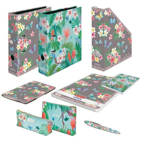 Registrator A4 &amp;scaron;iroki samostojeći maX.file Ladylike Jungle Herlitz 50044054 Slike