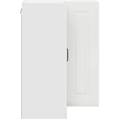 vidaXL Stenska kuhinjska omarica Visok sijaj bela 57 x 57 x 80 cm Cene