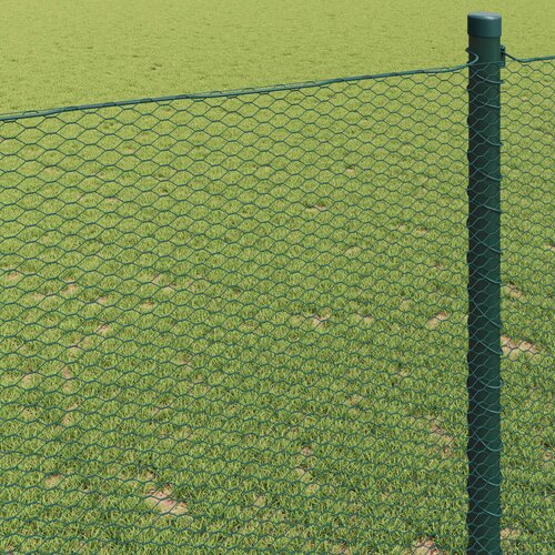  Heksagonalna ograda Zelena 1,4 x 10 m PVC Slike