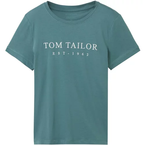 Tom Tailor Majica petrol / bela