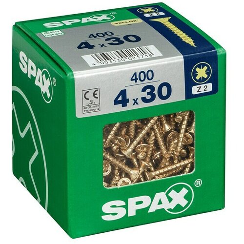 SPAX Univerzalni vijak (4 x 30 mm, Puni navoj, 400 Kom.) Cijene