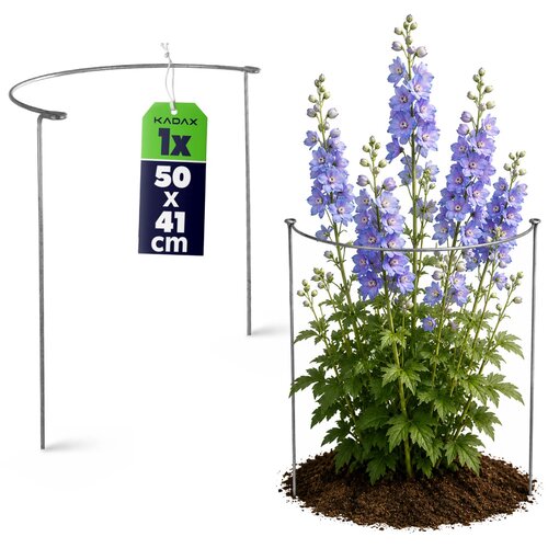 KADAX Podpora za rastline in rože 50 cm objemka kovinski obroč roza nosilec, (5000362494) Cene