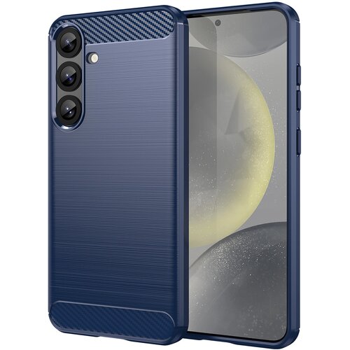 HURTEL Futrola Carbon Shield TPU za Samsung Galaxy S25 Plus - Plava Cene