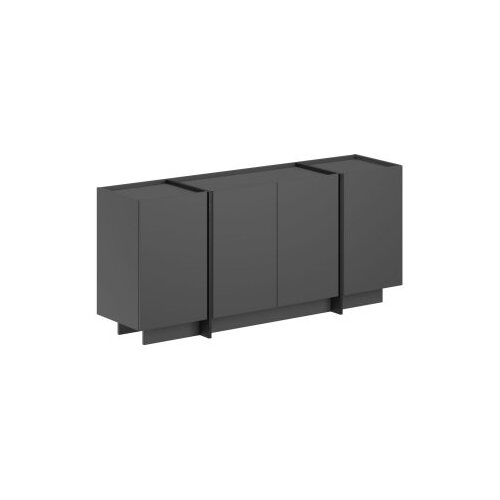 Hanah home Komoda s ladicama, 180x80x45cm, antracit Slike