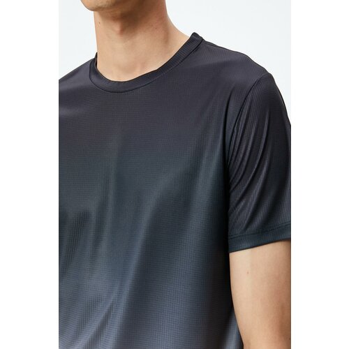 Koton Men's Black Striped T-Shirt Slike