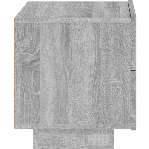 VidaXL Noćni ormarić s LED svjetlima boja hrasta sonome 70x36x40 5 cm Slike