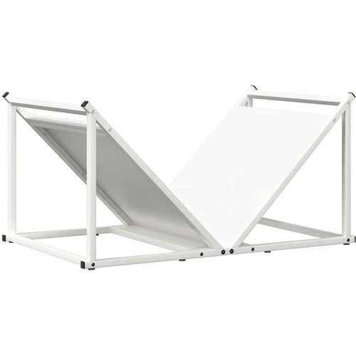  Stalak za drva bijela 70x43x34,5 cm hladno valjani čelik Slike