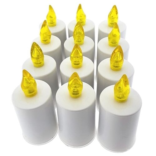  LED sveća LED/2xAA topla bela 10,8 cm bela Slike