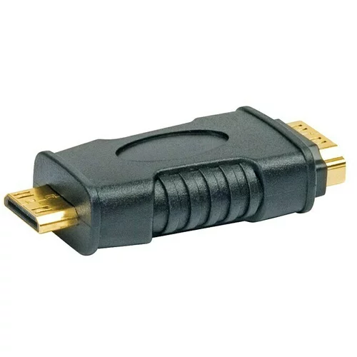 SCHWAIGER HDMI priključak (Crno-zlatno, HDMII C utikač, HDMI adapter)