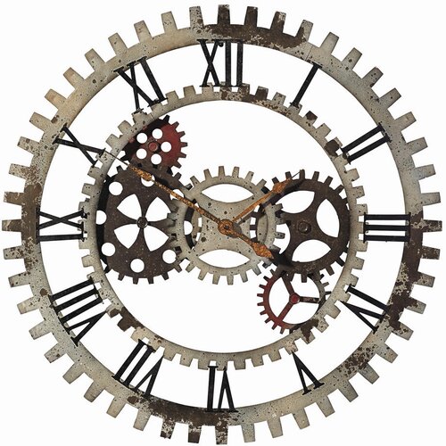 Ambia Home STENSKA URA srebrne barve 69,5 cm Cene
