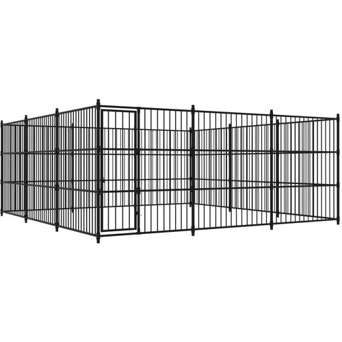 vidaXL Vanjski kavez za pse 450 x 450 x 185 cm Cene