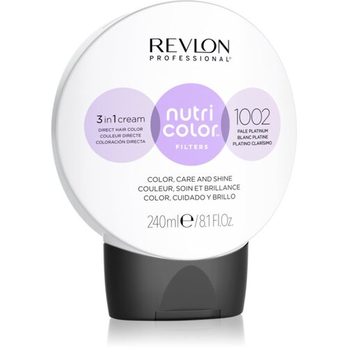 Revlon Professional Nutri Color Filters Metal-Ice hranjiva maska za toniranje za profesionalnu uporabu 1002 240 ml Cijene