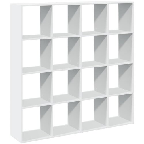 Maison Chic Knjižna omara - Knjižni regal bela 137,5x29x137,5 cm inženirski les, (21725033) Cene