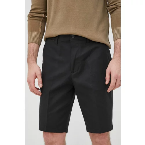 Emporio Armani Kratke hlače za muškarce, boja: crna