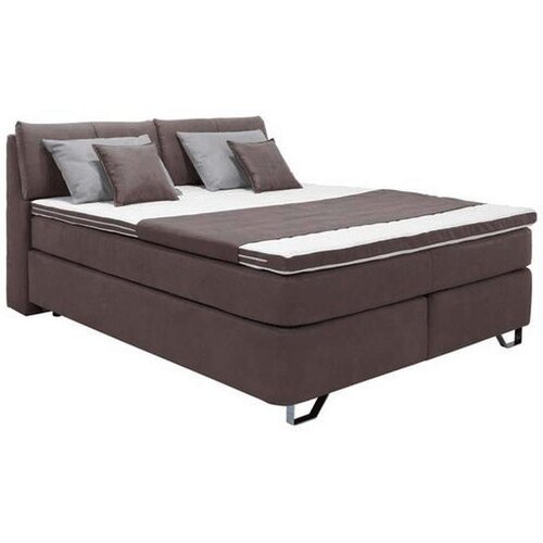 M&amp;ouml;max Postelja Boxspring Tabea, Temno Rjava, 160x200 Slike