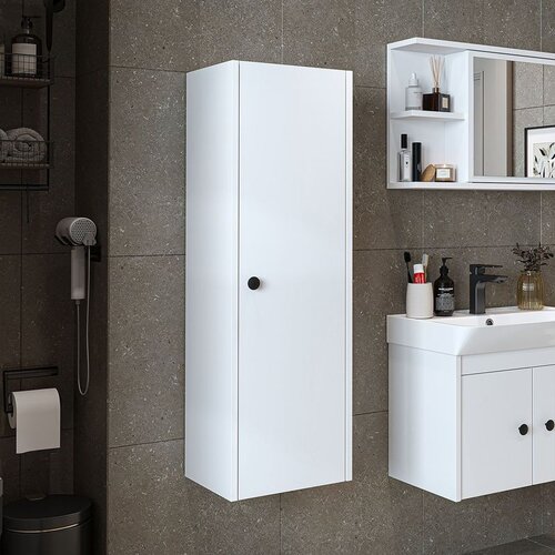 Hanah home 2858 kupatilski ormarić 35 &amp;times; 110 &amp;times; 30 cm, bela Slike