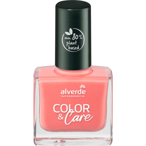 Alverde Naturkosmetik color & care lak za nokte - 80 peach coral 10 ml Cene