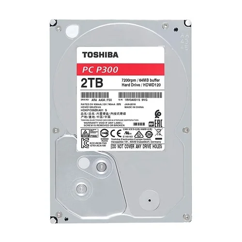 Toshiba 2TB SATA3 HDD P300