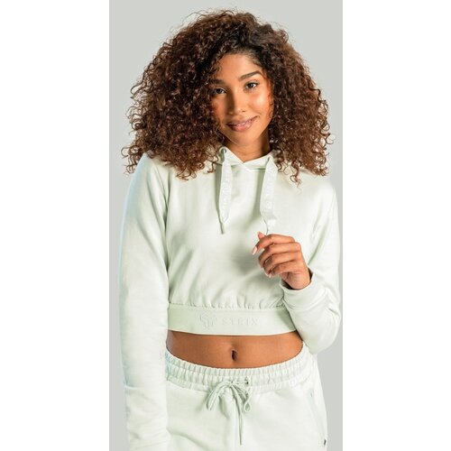 STRIX Ženska dukserica Essential Cropped Moon Grey Slike