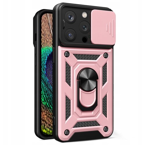 HURTEL HYBRID ARMOUR CASE OVITEK OHIŠJE OVITEK ZA IPHONE 15 PRO ROZA, (21899669) Cene