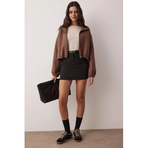 TRENDYOLMILLA ženski &amp;scaron;orts Twoaw26Sr00055, Crna-Crna Slike