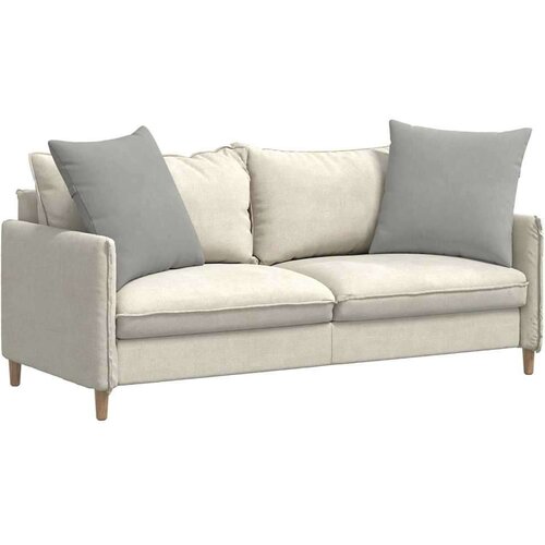 VidaXL jastučići za sofu 2 pcs svijetlo siva 60 x 60 cm tkanina Slike