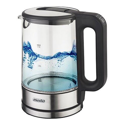 Mesko 1,7 l stekleni grelnik vode s temperaturno nastavitvijo, (21087179) Cene