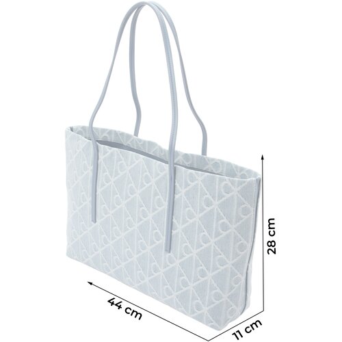 Calvin Klein Nakupovalna torba moder denim / svetlo modra Slike