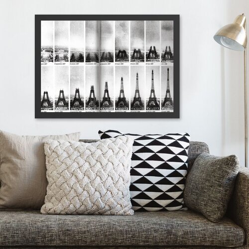 Wallity uramljena slika Eiffel Tower 5, 40x55 cm Cene
