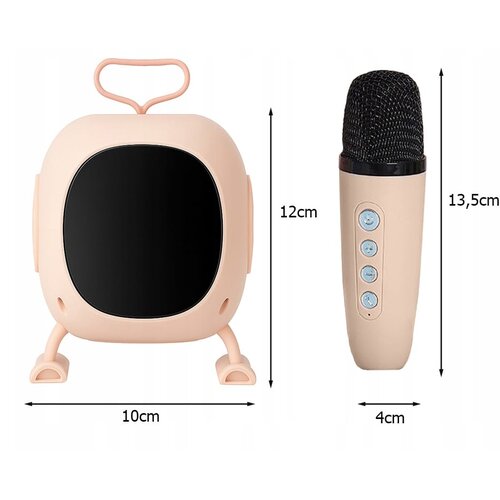  Aku. bluetooth 5.3 karaoke zvučnik sa mikrofonom led rgb usb Slike