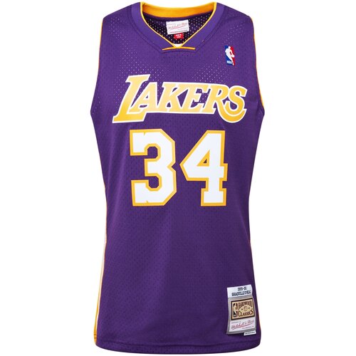Mitchell & Ness Majica 'LA LAKERS - NBA SWINGMAN' žuta / tamno ljubičasta / bijela Cene