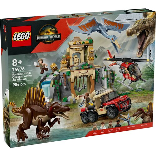 Lego Jurassic World - Zračna misija sa spinosaurom i Quetzalcoatlusom (76976) Slike