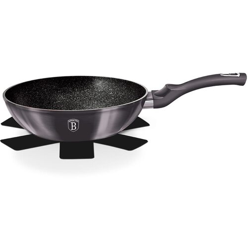 Shumee GRANITNA PONEV ZA WOK 28cm BERLINGER HAUS METALIC LINE CARBON PRO BH-6900, (21385565) Cene