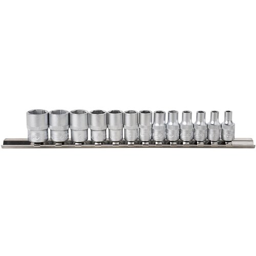 Jbm Set gedora sa nosačem, 1/4", 13 komada Cene