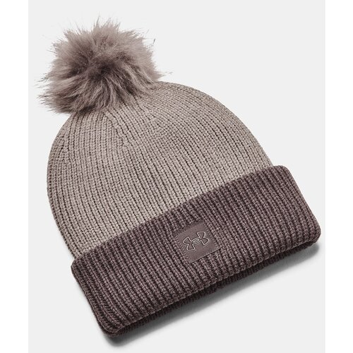Under Armour Cap UA Halftime Ribbed Pom-GRY - Ladies Cene