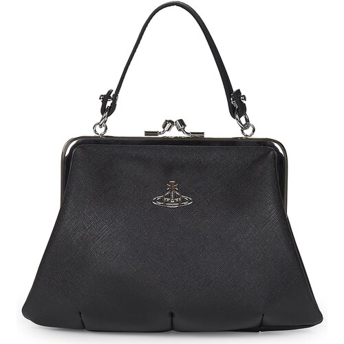Vivienne Westwood Ročne torbice GRANNY FRAME PURSE Črna Slike