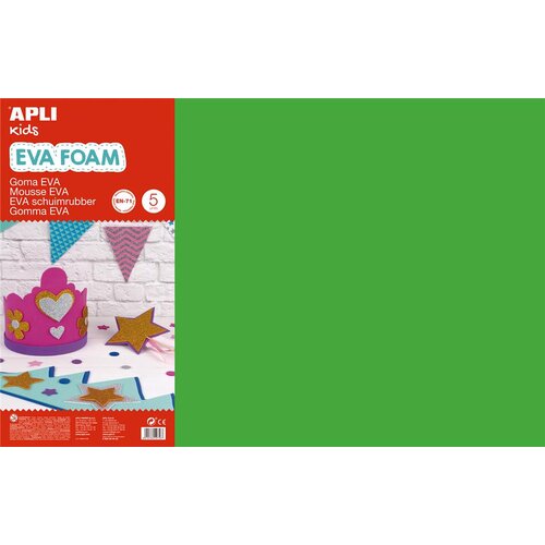 Apli Eva pena tem. zelena 400x600x2mm 5 kos, (20393047) Cene