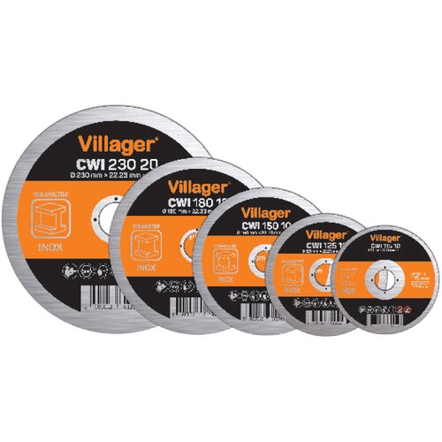 Villager CWI18020 - Rezna ploca za inox 180x2.0mm Slike