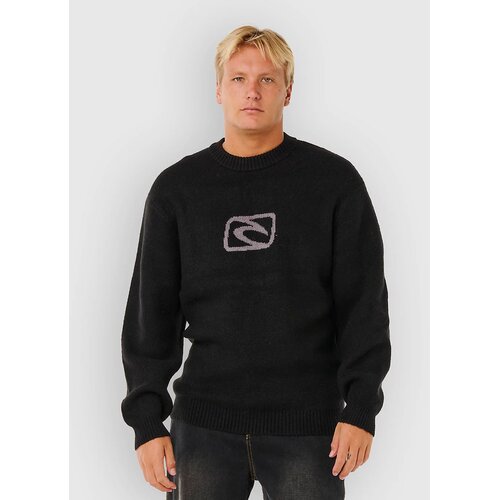 Rip Curl Inner Visions Knit Crew Pulover black Cene