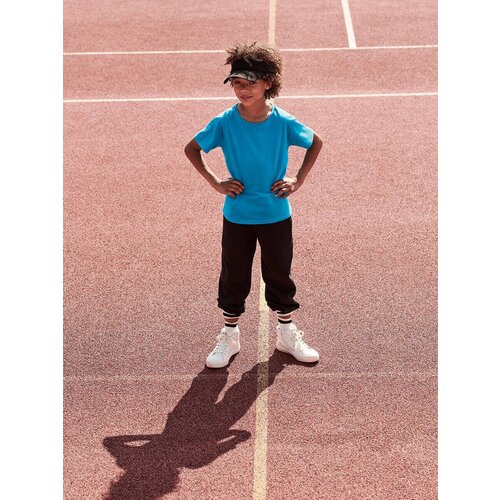 Fruit Of The Loom Blue children's t-shirt in combed cotton Cene