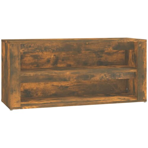 Maison Chic Regal za čevlje - Polica za čevlje dimljen hrast 100x35x45 cm inženirski les, (21778023) Cene
