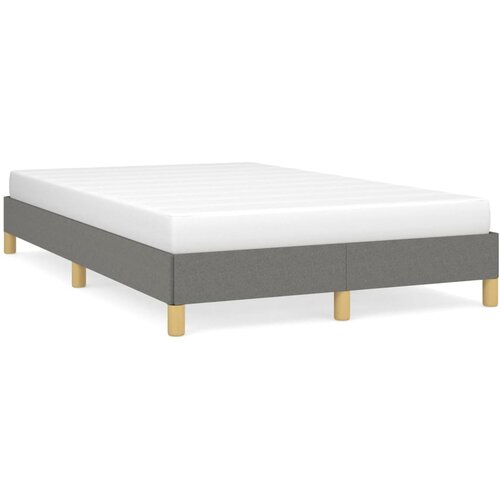 Maison Chic Posteljni okvir - Dvoposteljna postelja - Zakonska postelja brez vzmetnice temno siva 120x190 cm blago-J12993, (21776960) Cene