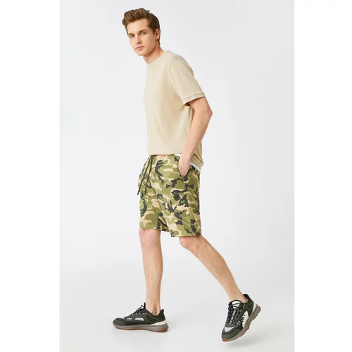 Koton Camouflage Patterned Shorts