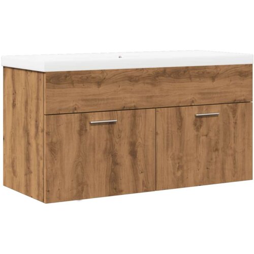 VidaXL Kupaonski ormarić za umivaonik s ugradbenim umivaonikom Slike