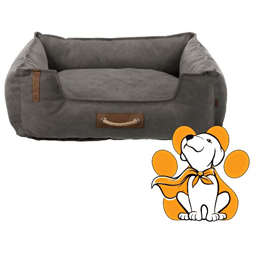 Trixie bed be nordic 80x60cm, sivi krevet za ljubimce Slike