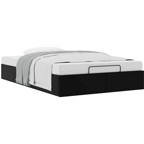 VidaXL Otomanski okvir kreveta bez madraca crni 120x200cm umjetne kože Slike