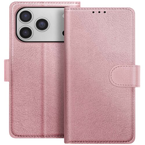 AVIZAR Denarnica za iPhone 17 Pro serije Chesterfield s funkcijo stojala, Šampanjec roza, (5000189568) Cene