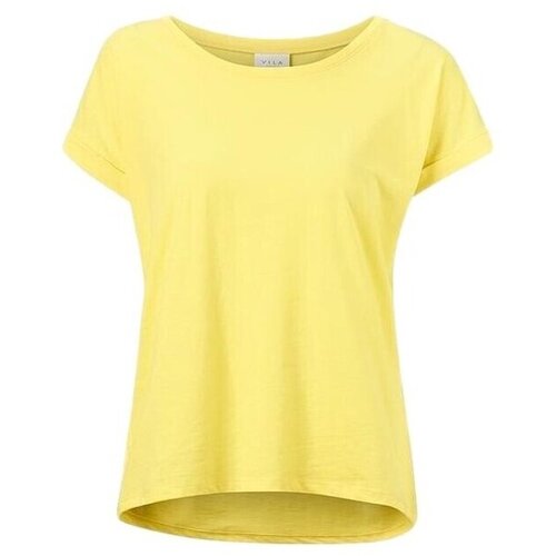 Vila Puloverji Dreamers T-Shirt - Yellow Iris Rumena Cene
