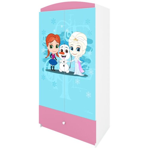 HAPPYKIDS Garderobni ormar Dreamy Frozen Rozičasta Cijene
